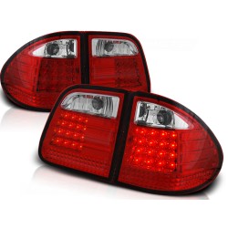 MERCEDES W210 E-KLASA 95-02 COMBI - zadné LED svetlá červeno biela