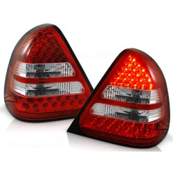 MERCEDES W202 C-KLASA 93-00 SEDAN - zadné LED svetlá červeno biela