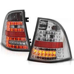 MERCEDES W163 ML M-KLASA 98-05 - zadné LED svetlá chrom