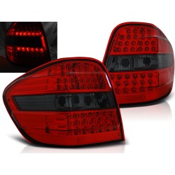MERCEDES M-KLASA W164 05-08 - zadné LED svetlá červeno dymová