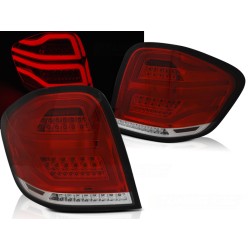 MERCEDES M-KLASA W164 09-11 - zadné LED svetlá červeno biela LED BAR