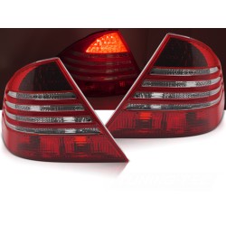 Mercedes W220 S-Class 09/1998-05/2005 - zadné LED svetlá červené dymové