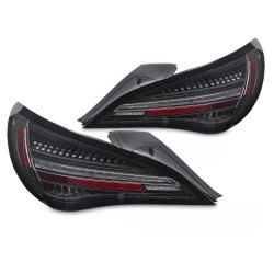 Mercedes CLA C117 2013-2016 - zadné LED svetlá ČIERNA SEQ