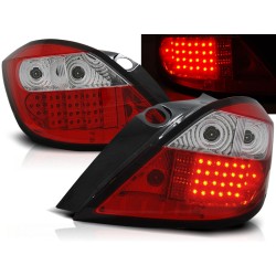 OPEL ASTRA H 04-09 5D - zadné LED svetlá červeno biela