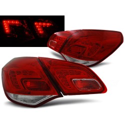 OPEL ASTRA J 10-15 HTB. - zadné LED svetlá červeno biela