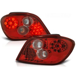 PEUGEOT 307 01-07 HTB - zadné LED svetlá červeno biel