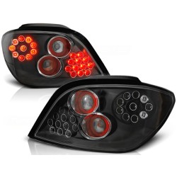PEUGEOT 307 01-07 HTB - zadné LED svetlá čierna