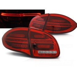 PORSCHE CAYENNE 10-15 - zadné LED svetlá červeno biela LED BAR