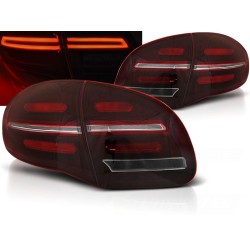 PORSCHE CAYENNE 10-15 - zadné LED svetlá červeno biela LED BAR s dynamickým blinkerom