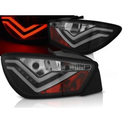 SEAT IBIZA 6J 3D 08-12 - zadné LED svetlá čierna LED BAR