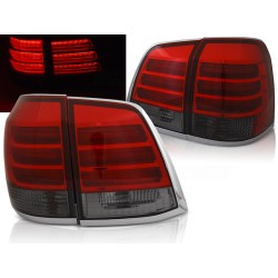 TOYOTA LAND CRUISER FJ200 07-15 - zadné LED svetlá červeno dymová