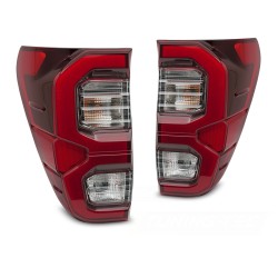 Toyota Hilux 2016-2020 - zadné LED BAR svetlá červená