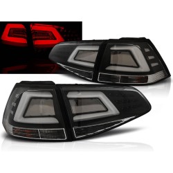 VW GOLF 7 13-17 HTB. - zadné LED svetlá čierne LED BAR