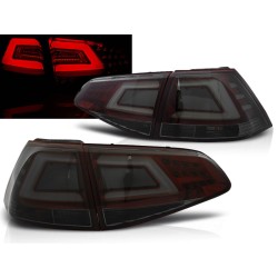 VW GOLF 7 13-17 HTB. - zadné LED svetlá červeno dymové LED BAR