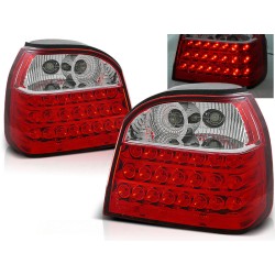 VW GOLF 3 91-97 HTB. / CABRIO - zadné LED svetlá červeno biela