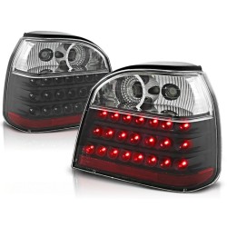 VW GOLF 3 91-97 HTB. / CABRIO - zadné LED svetlá čierna