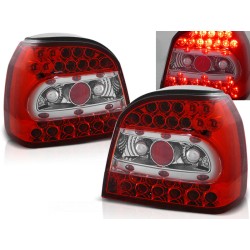 VW GOLF 3 91-97 HTB. / CABRIO - zadné LED svetlá červeno biela