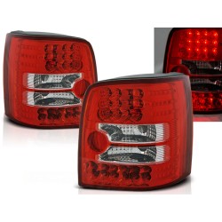 VW PASSAT B5 96-00 COMBI - zadné LED svetlá červeno biela