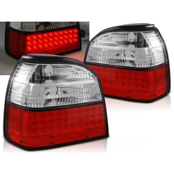 VW GOLF 3 91-97 HTB. / CABRIO - zadné LED svetlá červeno biela