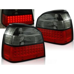 VW GOLF 3 91-97 HTB. / CABRIO - zadné LED svetlá červeno dymová