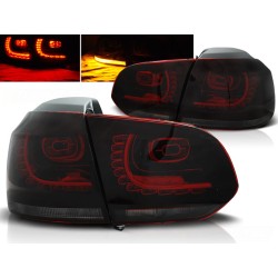 VW GOLF 6 08-12 HTB. - zadné LED svetlá červeno dymové