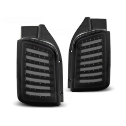 VW T5 03-09 / 10-15 - zadné LED svetlá čierno dymová LED BAR