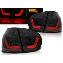 VW GOLF 5 03-09 HTB. - zadné LED svetlá čierne LED BAR