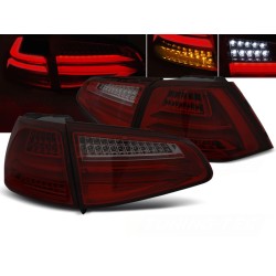 VW GOLF 7 13-17 HTB. - zadné LED svetlá červeno dymová LED BAR
