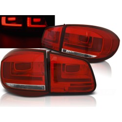 VW TIGUAN 07-11 - zadné LED svetlá červeno biela LED BAR
