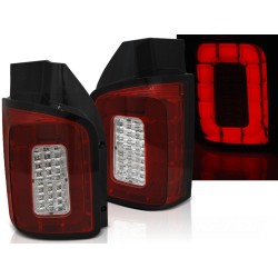 VW T6 2015- - zadné LED svetlá červeno biela LED BAR