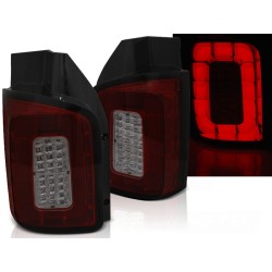 VW T6 2015- - zadné LED svetlá červeno dymová LED BAR