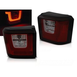 VW T4 90-03 - zadné LED svetlá červeno dymová LED BAR