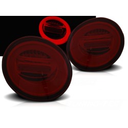 VW NEW BEETLE 98-05 - zadné LED svetlá červeno dymové LED BAR s dynamickým blinkerom