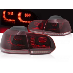 Volkswagen GOLF 6 2008-2013 - Zadné LED svetlá ČERVENÁ SEQ