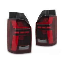 Volkswagen T6 2015-2019 / T6.1 2020-2024 - zadný LED BAR SEQ svetla červená