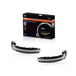 OSRAM sada dynamických smerových svetiel v zrkadlách pre Audi A3/S3/RS3 (8V), bílé (White Edition)