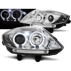 BMW Z4 E85 E86 02-08 - predné chrom svetlá ANGEL EYES