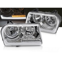 CHRYSLER 300 2005-2008 - predné svetlá TUBE CHROM