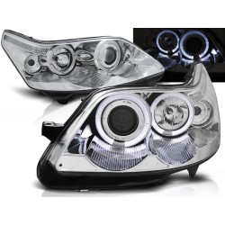 CITROEN C4 04-10 - predné chrom svetlá ANGEL EYES
