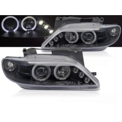 Citroen Xsara 97-00 - predné svetlá Angel Eyes ČIERNA