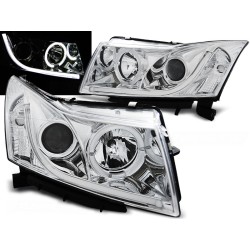 CHEVROLET CRUZE 09-12 - predné chrom svetlá TUBE LIGHT