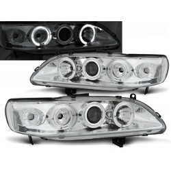HONDA ACCORD 98-02 - predné chrom svetlá ANGEL EYES
