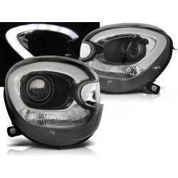 BMW MINI (COOPER) R60 R61 COUNTRYMAN 10-14 - predné čierna svetlá TUBE LIGHT
