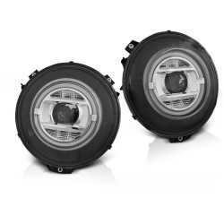 MERCEDES G-CLASS W463 07-17 - predné čierna svetlá pre xenon