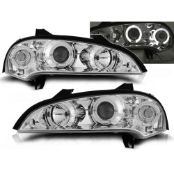 OPEL TIGRA 94-00 - predné chrom svetlá ANGEL EYES