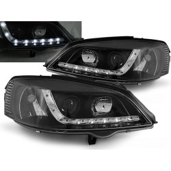 OPEL ASTRA G 97-04 - predné čierna svetlá s LED svietením