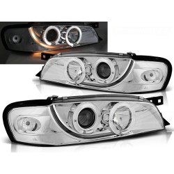 SUBARU IMPREZA 93-00 - predné chrom svetlá ANGEL EYES