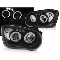 SUBARU IMPREZA II GD 03-05 - predné čierna svetlá ANGEL EYES