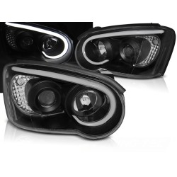 SUBARU IMPREZA II GD 03-05 - predné čierna svetlá TUBE LIGHT