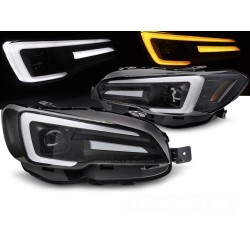 SUBARU WRX 14-22 - predné čierne LED svetlá DRL